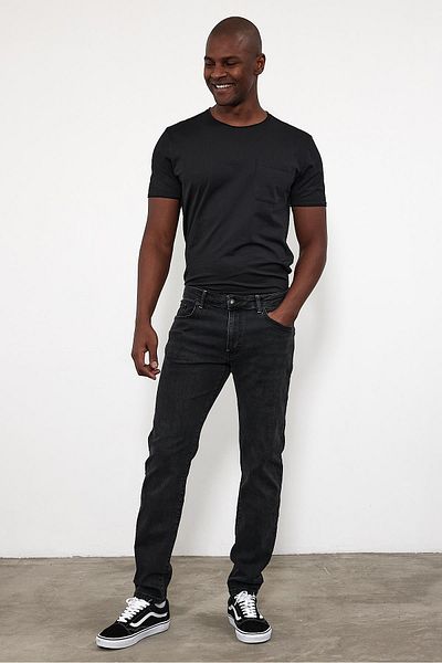 VENA Smith Black Tapered Fit Jean Παντελόνι - Μαύρο