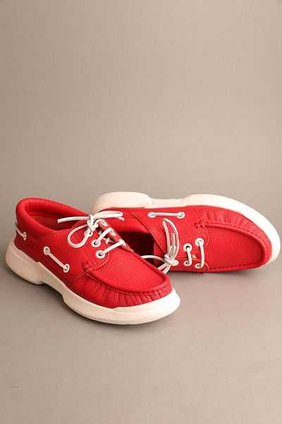 Gondol Bărbați din piele naturală Classic Casual Roșu 41 Ttx.503