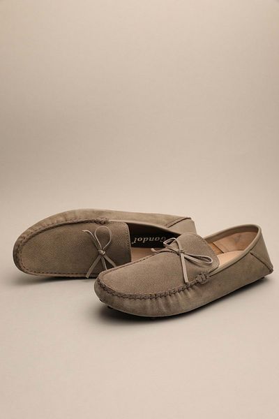 Gondol Loafer clasic din piele naturală pentru bărbați gri 42 Ttx.623