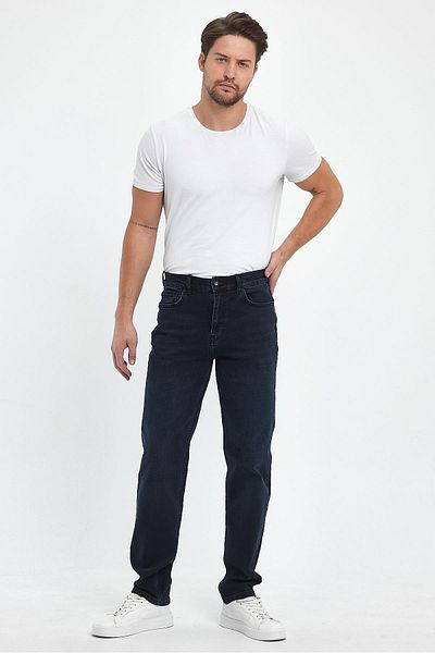 VENA Kalimnos Blue Black Comfort Fit Jean Παντελόνι - Μπλε Μαύρο