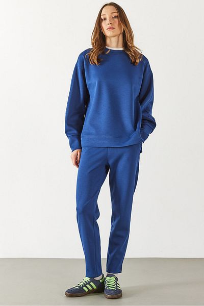 VENA Παντελόνι Jogging Alian Soft Textured (CUPRO) - NAVY