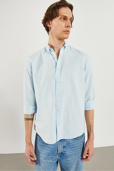 VENA Cămașă Oxford pentru bărbați Steven Blue Regular Fit
