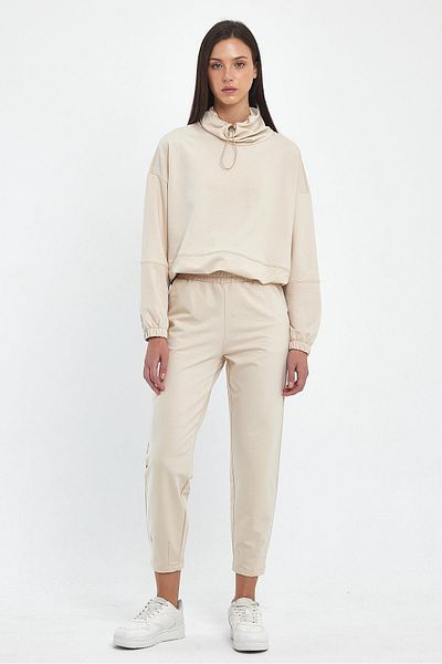 VENA Pantaloni de trening Norah Relaxed Fit - Stone
