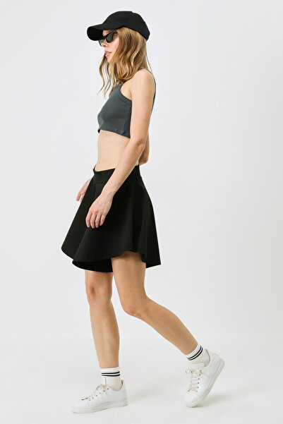 C&City Women's Black Sports Shorts - 9415 Model