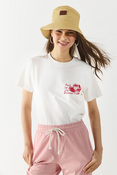 VENA Tricou cu detalii de piatră - FILDESH