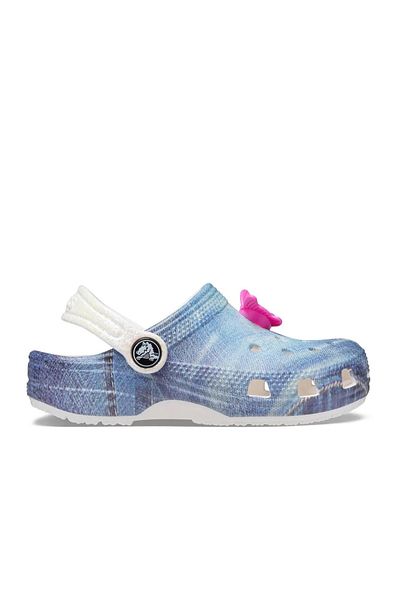 Crocs Класически дънкови чехли за момичета 208302-94s