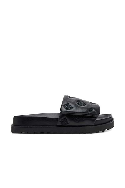 Guess Fabıo2 Damen Schwarze Hausschuhe Fljfa2ele19-schwarz