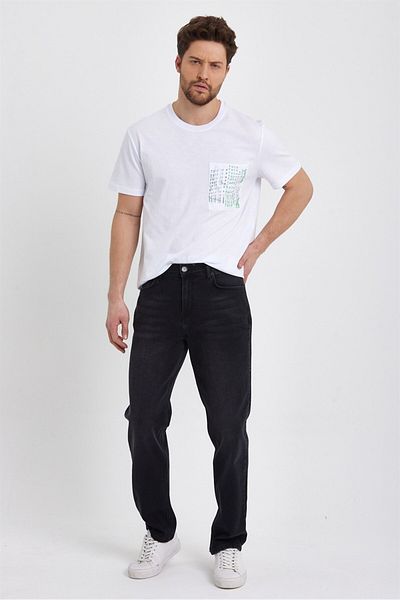 VENA Kalimnos Black Comfort Fit Jean Παντελόνι - Μαύρο
