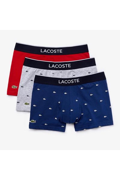 Lacoste Μπόξερ 3 τεμαχίων ανδρών 5h3411-00-w3t