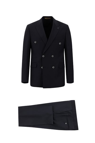 Abdullah Kiğılı Regular Fit Woolen Double Breasted Suit