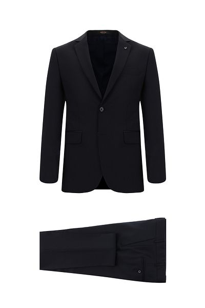 Abdullah Kiğılı Extra Slim Fit Super Slim Fit Classic Wool Suit