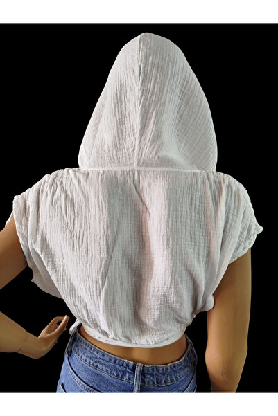 estewoman Muslin Hoodie Crop