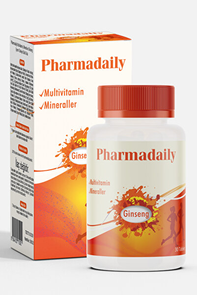 Pharmadaily Ginseng Içerikli Multivitamin Enerji 30 Tablet