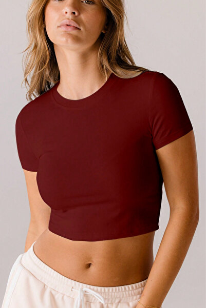 NAKRUF Γυναικείο μπλουζάκι από 100% οργανικό βαμβάκι με λαιμόκοψη μπλούζα μπο...