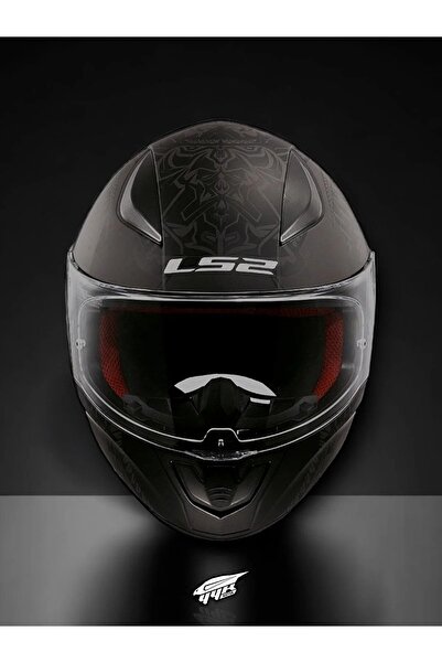 LS2 Rapid 2 Takaroa Mat Si?yah Kask