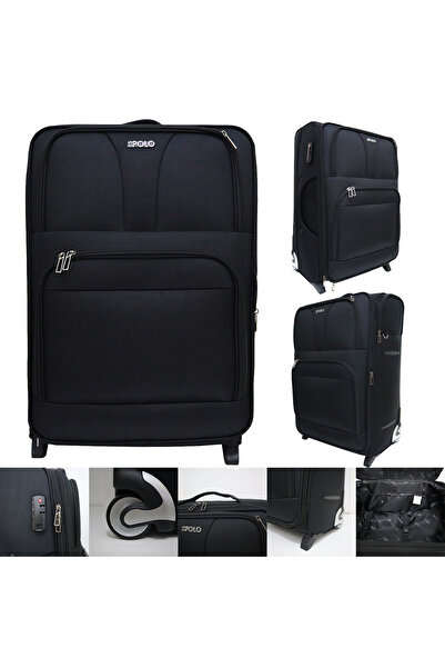 SEASONPOLO CLUB Büyük Boy Valiz,Çelik Kasa,Poli Özel Dayanıklı Kumaş
