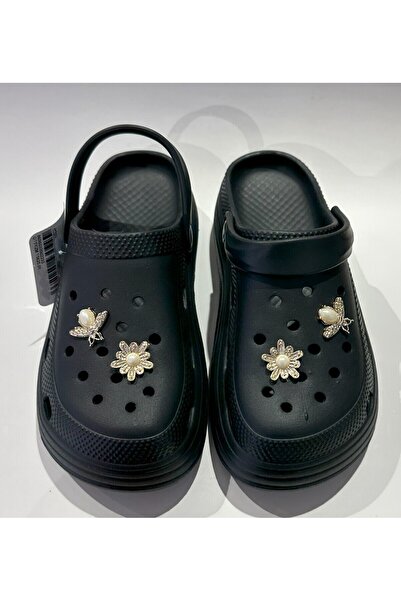 GEZER Gezer Brand Model - Platform Sole, Removable Ornamental Detail, Women's Home Work and Street Slippers