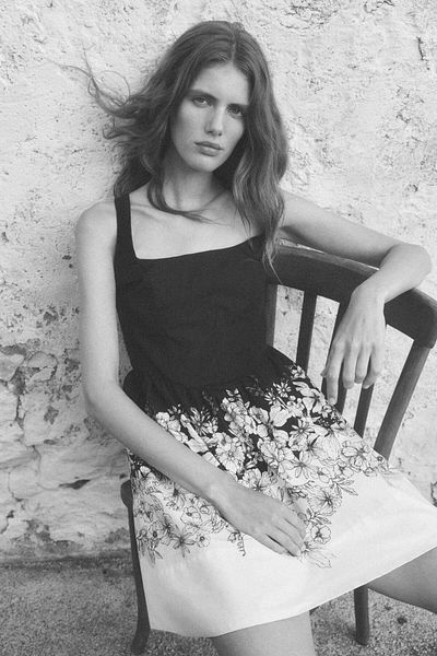 H&M Flared-skirt Dress