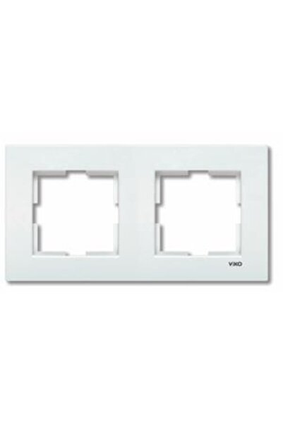 VİKO CADRU DUBĂL KARRE ALB