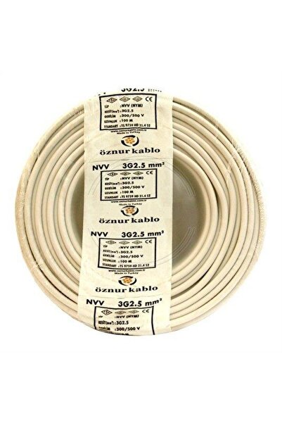 ÖZNUR 3X2,5 Ttr Kablo 100Mt