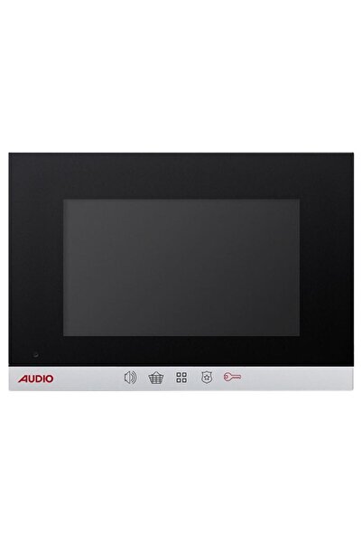 AUDİO 001193 7 inç görüntülü siyah dokunmatik butonlu diafon şubesi