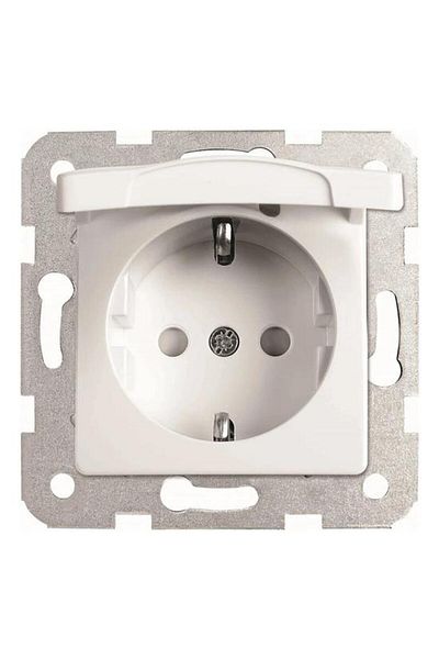 VİKO Viko Linnera/Rollina Cream Covered Grounded Socket Child Proof Frameless -90441012