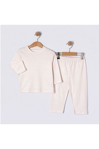 cimcim baby Spotted Baby Girl Kids Gift Pajama Set 0-3 Years