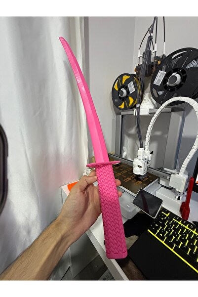 TUBESSA Katlanabilir Kalp Desenli Katana Sağlam Sert Plastik Açılıp Kapanabil...