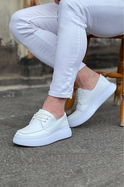 aradimtaradim Wagoon Wg508 White Skin Orthopedic Sole Men's Casual Shoes