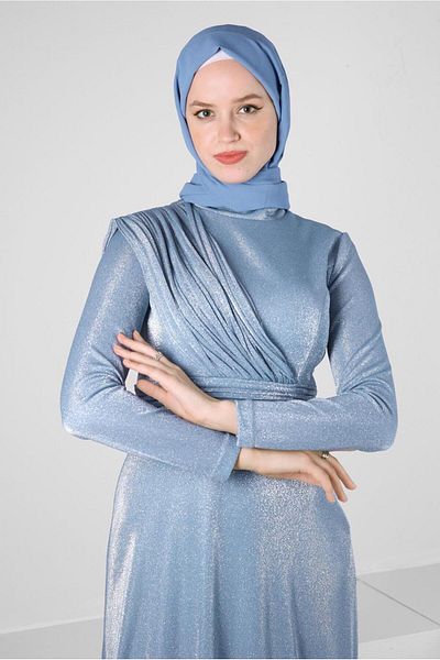 Alvina ΒΡΑΔΙΝΟ ΦΟΡΕΜΑ ΜΕ ΑΣΗΜΕΝΙΟ ΚΡΑΤΗΜΑ 50321