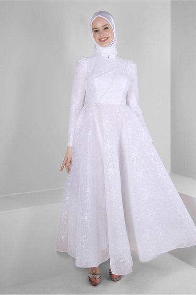 Alvina PUL PAYET EMBROIDERED EVENING DRESS 50360