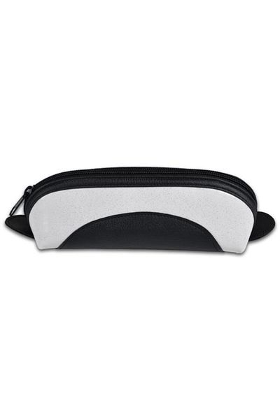 Fatih Yuga Patent Leather Pen Holder Black White
