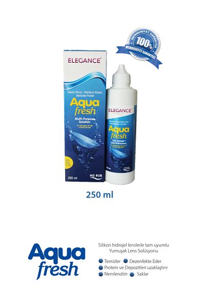 Elegance محلول أكوا فريش للعدسات 250 مل
