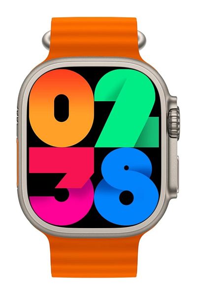 MACON 8 Series XS8 Pro Ultra Smart Watch Ocean Band Loop Wrist Strap - Orange