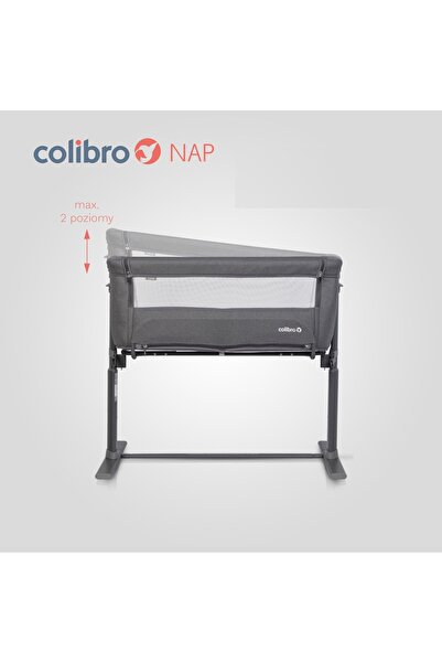 Colibro 2 In 1 Nap Co Sleeper Bassinet 90x58 Cm, Mattress Included, Onyx