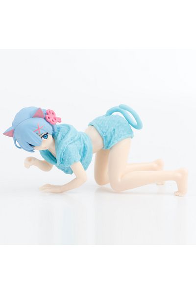Choice No Box 02 Anime Re:life In A Different World From Zero Rem Ram Cat Version Girls Pvc Action Figure M