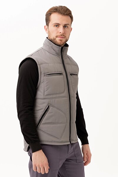 Kardelen İş Elbiseleri Melesa Winter Work & Outdoor Vest - Warm, Multi-Pocket