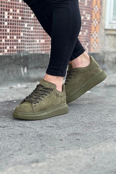 aradimtaradim Wagoon Wg096 Khaki Suede Daily Men's Casual Shoes