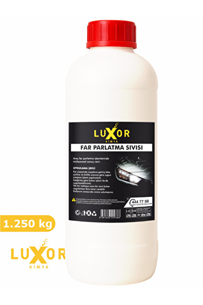 Luxor Kimya 1.250 Kg Far Parlatıcı , Far Parlatma, ince kloroform