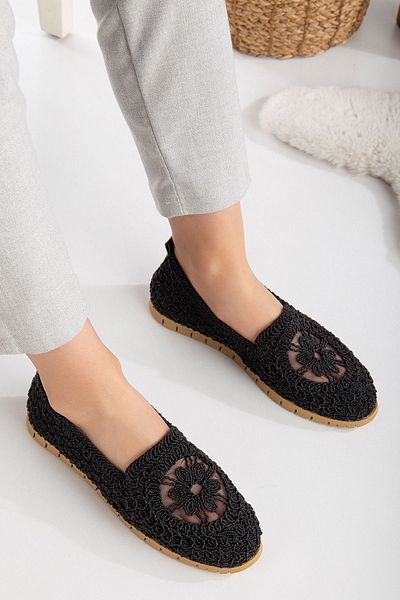 Slipcat Pantofi Balerini Tricotati damă Pantofi Mamei Pantofi Zilni Balerina dantelă