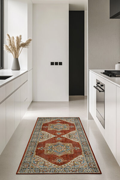 Cool Halı Private Otantik Mutfak Halısı Yolluk Leke Tutmaz Tezgah Önü Mutfak ...
