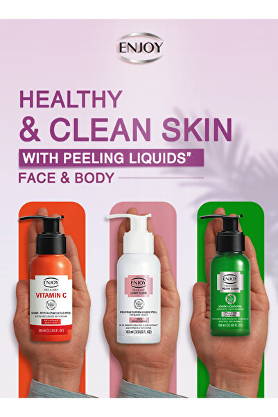 Enjoy Liquid Peeling Drops of Youth 100ml – Anti-Aging Glow, Hydrating & Firming for Face & Body