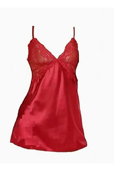 HALAMODO طقم ملابس نوم داخلية بدون أكمام مجوفة وفتحة رقبة على شكل حرف V من ال...