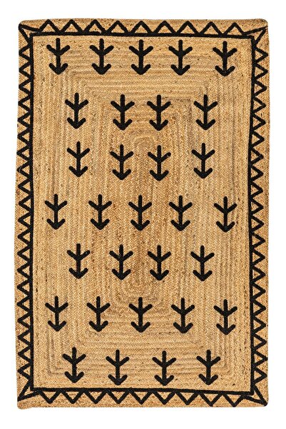 Cool Halı Bolero Rustik Jüt Halı El Dokuma Natural Hasır Halı El Örgü Vintage...