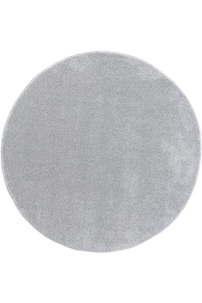 Cool Halı Plain Gri Salon Halısı Yumuşak Çocuk Odası Halısı Kesme Yolluk Koridor Halı Yuvarlak Büyük Halı