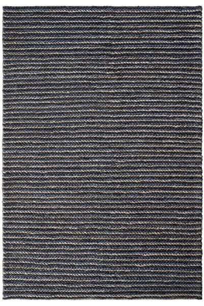 Cool Halı Naturals 1512 Lacivert Doğal Jüt Halı El Dokuma Hasır Halı Dekorati...