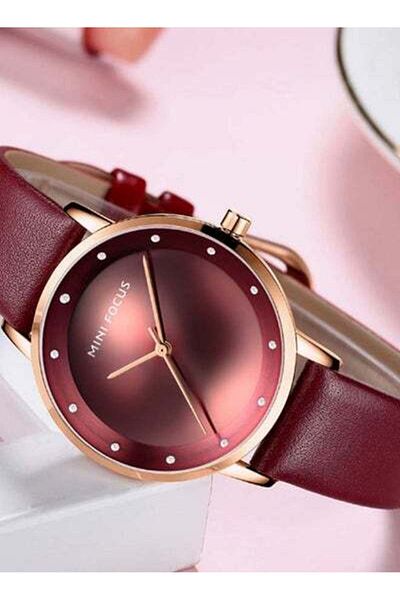 HALAMODO Women's Alloy Analog Wrist Watch J4579BU-KM - 42 mm - Red