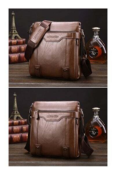 HALAMODO 2 Pack Business Bag Set Brown