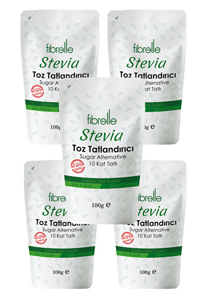 Fibrelle Ultra Stevialı Tatlandırıcı 100 G 5 Paket