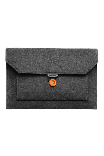 HALAMODO 13-Inch Laptop Bag For Macbook Dark Grey